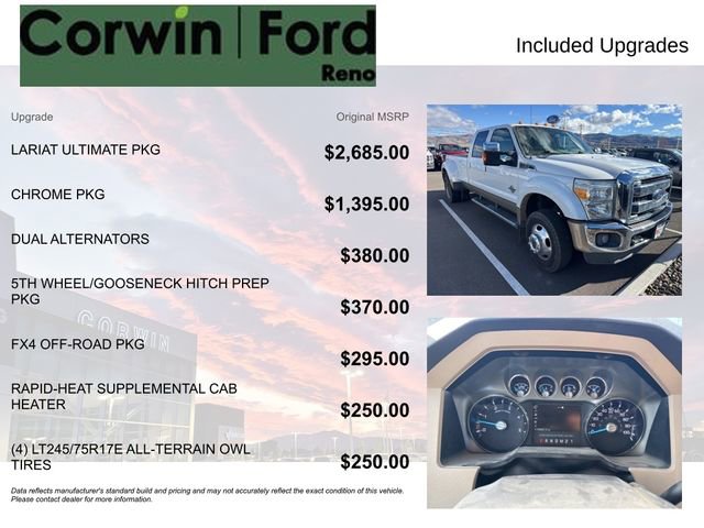 Used 2013 Ford F450 Lariat w/ Lariat Ultimate Pkg image 8