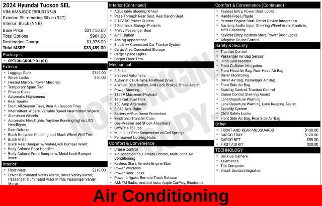 Used 2024 Hyundai Tucson SEL AWD/4WD image 18