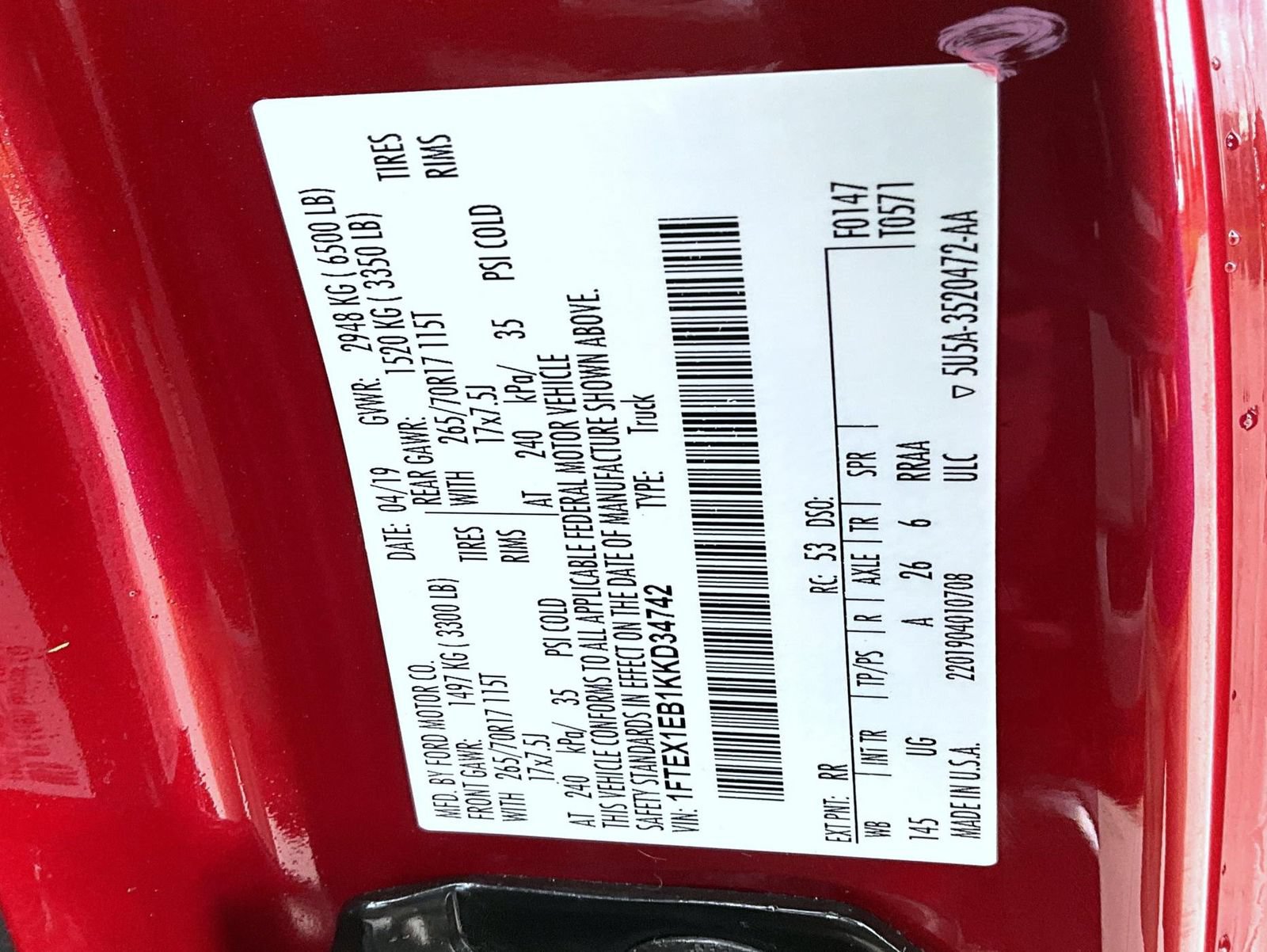 Used 2019 Ford F150 XLT AWD/4WD image 28
