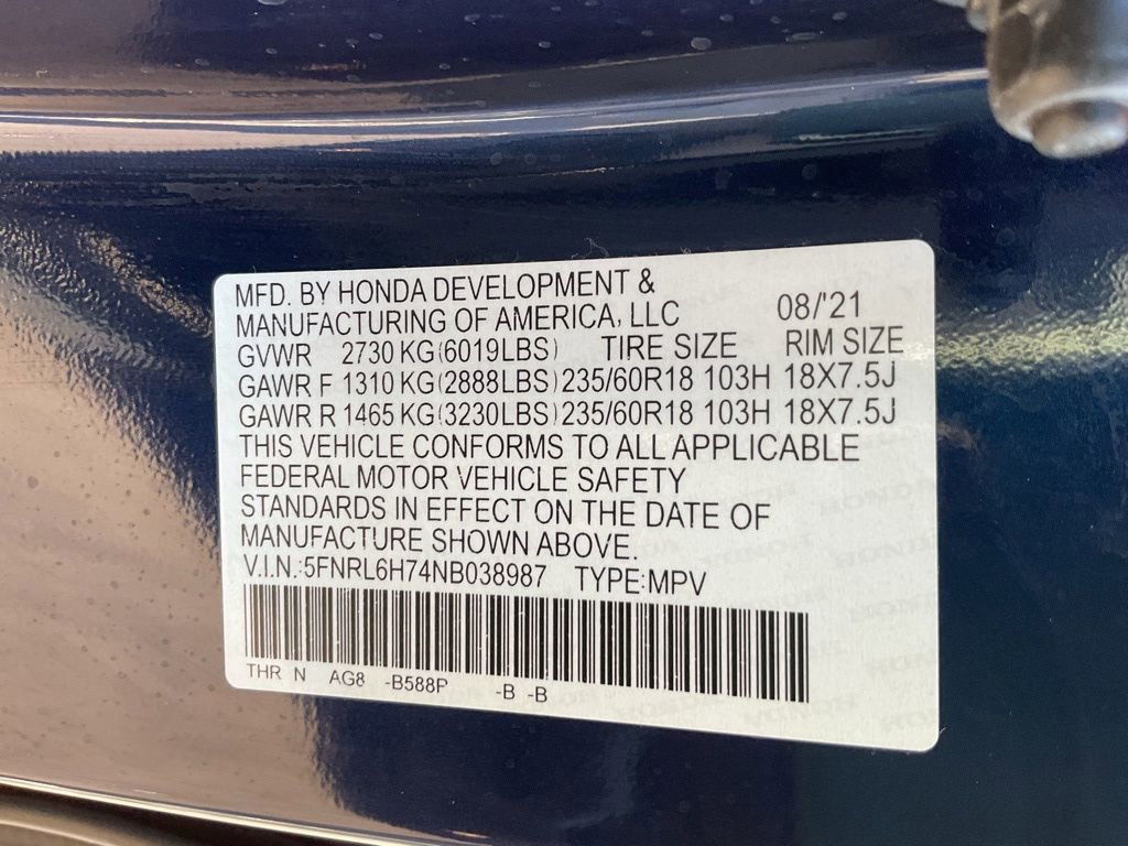 Used 2022 Honda Odyssey EX-L image 43