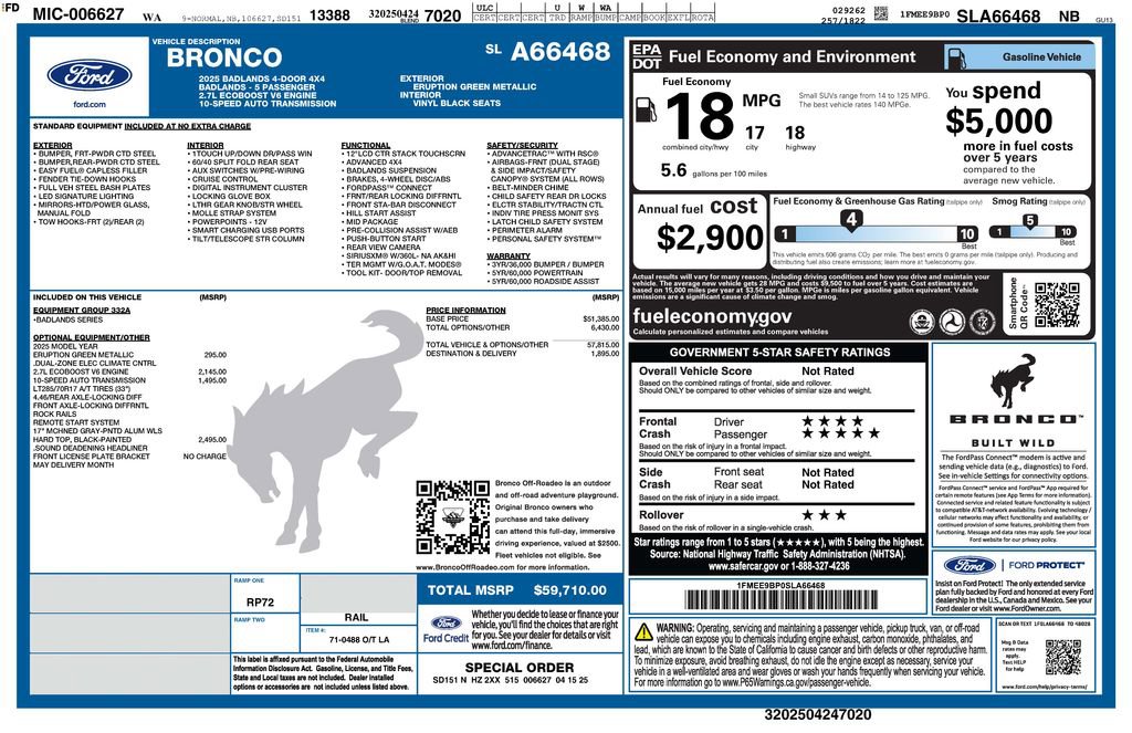 Used 2025 Ford Bronco Badlands image 4