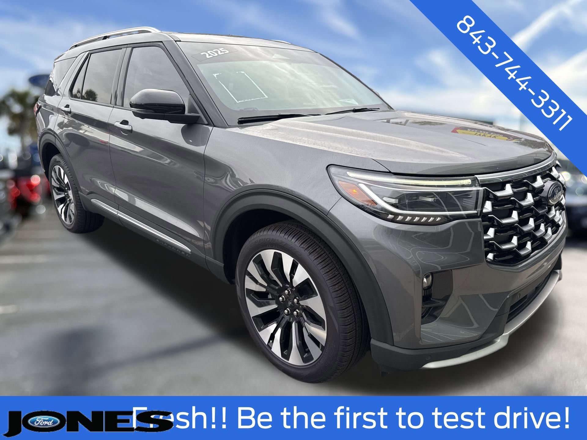 Certified 2025 Ford Explorer Platinum w/ LUX Leather Package 360° Tour