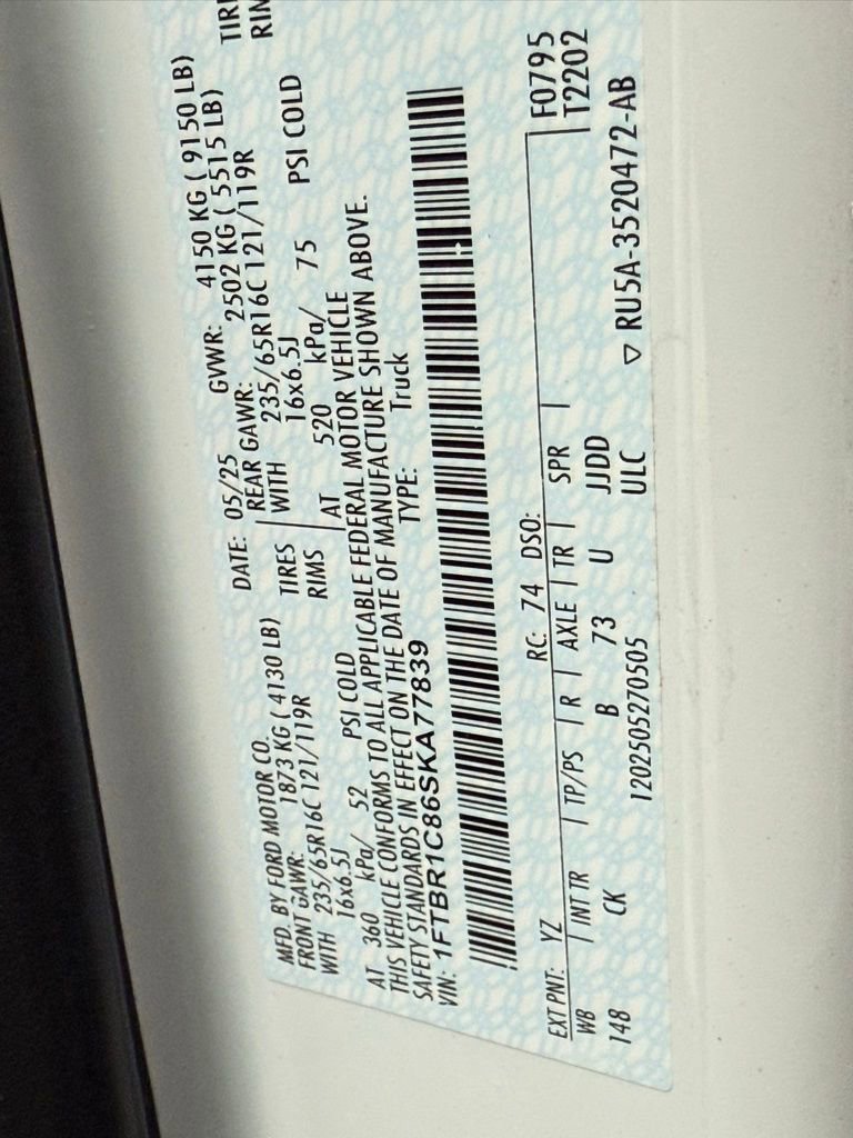 New 2025 Ford Transit 250 148 Medium Roof w/ Load Area Protection Package image 37