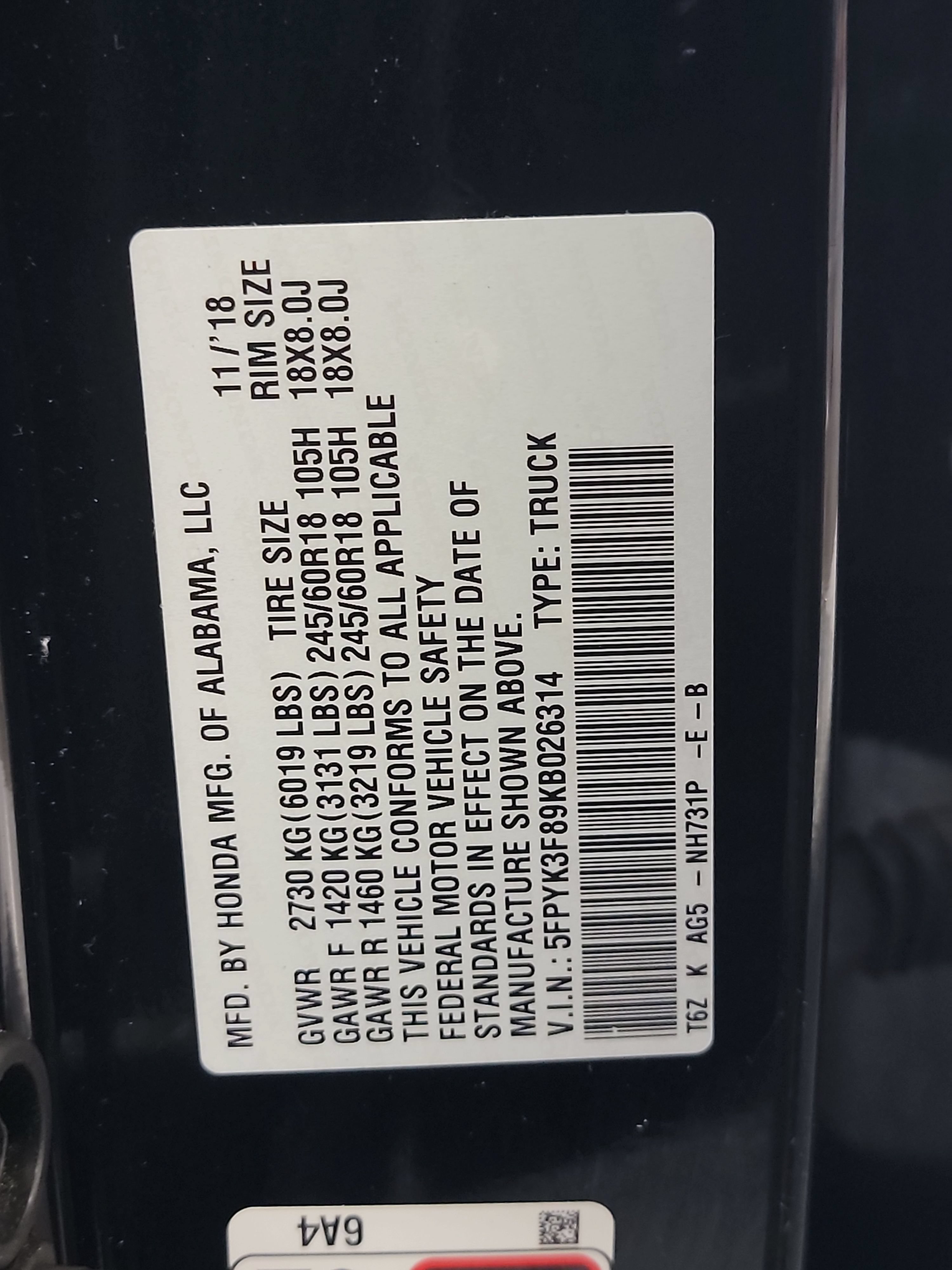 Used 2019 Honda Ridgeline Black Edition image 28