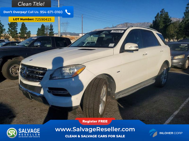 Used 2012 Mercedes-Benz ML 350 BlueTEC 4MATIC image 1