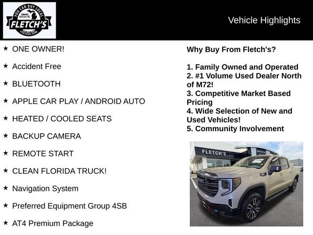 Used 2022 GMC Sierra 1500 AT4 w/ AT4 Premium Package AWD/4WD image 2