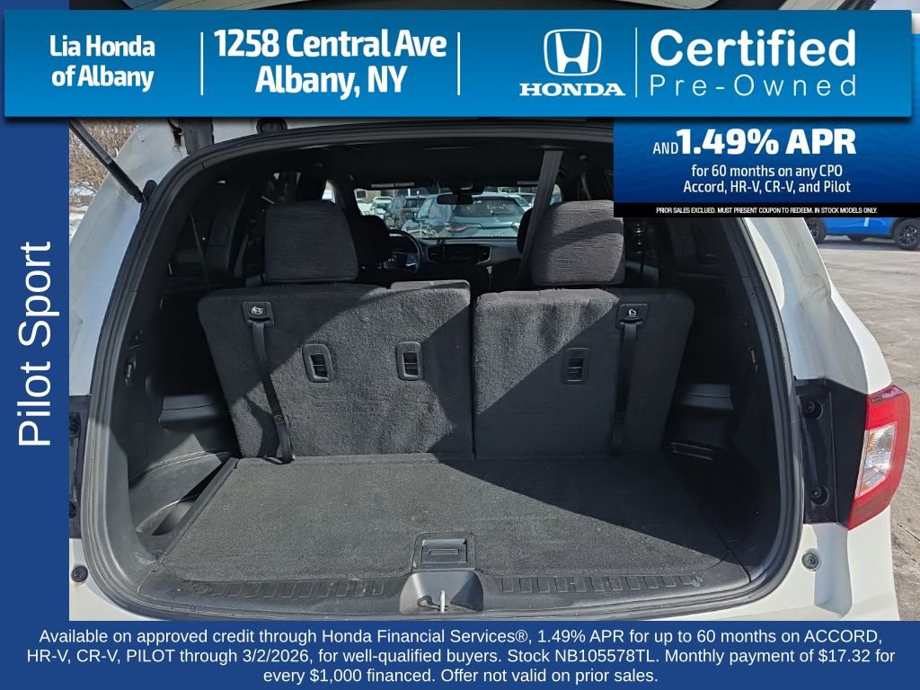 Certified 2022 Honda Pilot Sport image 25