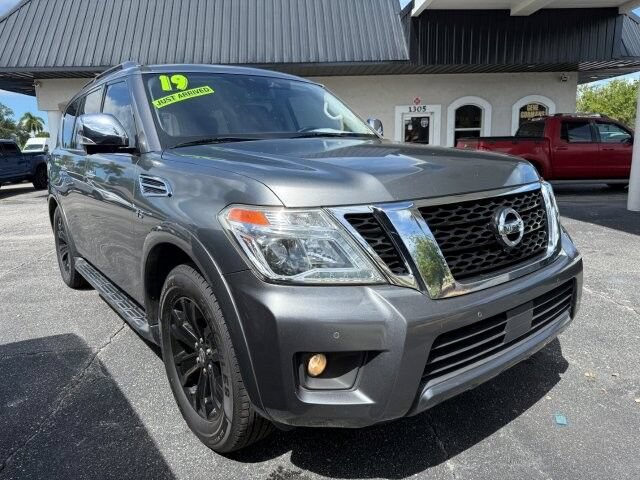 Used 2019 Nissan Armada Platinum w/ Captain's Chairs Package RWD image 1