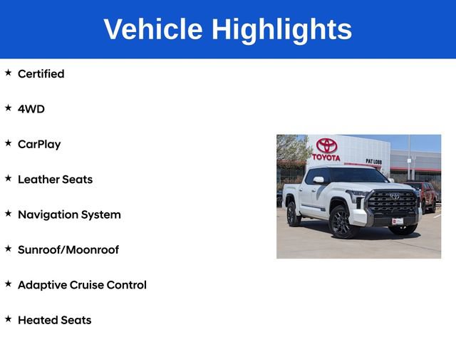 Certified 2025 Toyota Tundra Platinum image 5