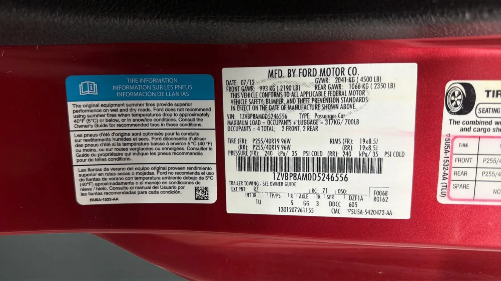 Used 2013 Ford Mustang Coupe w/ V6 Performance Pkg RWD image 23