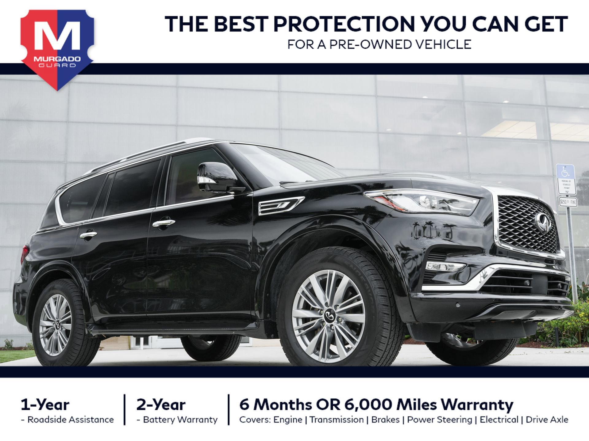 Certified 2021 INFINITI QX80 Luxe RWD image 1