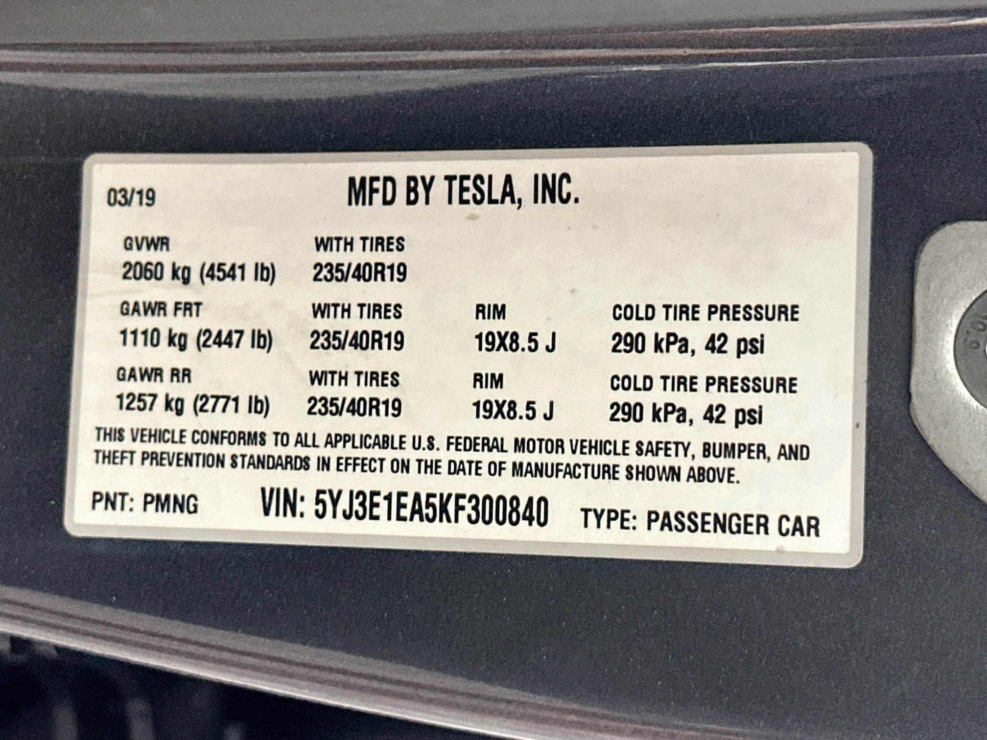 Used 2019 Tesla Model 3 Standard Range Plus RWD image 12