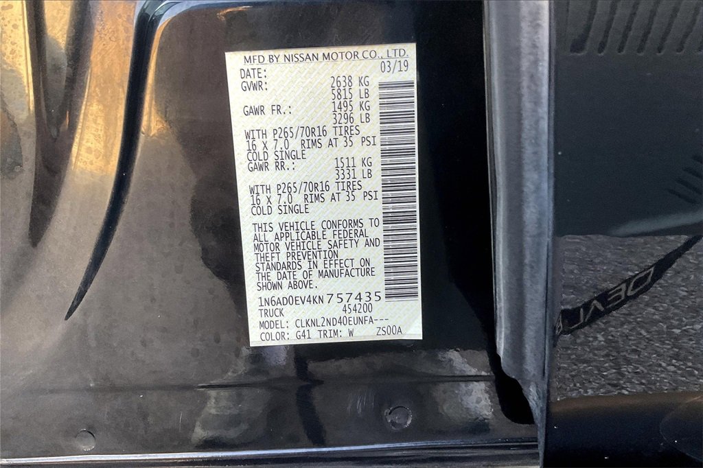 Used 2019 Nissan Frontier SV w/ Value Truck Package image 31