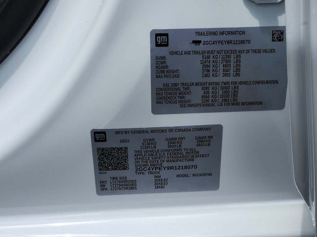 New 2024 Chevrolet Silverado 2500 LTZ w/ LTZ Plus Package image 10