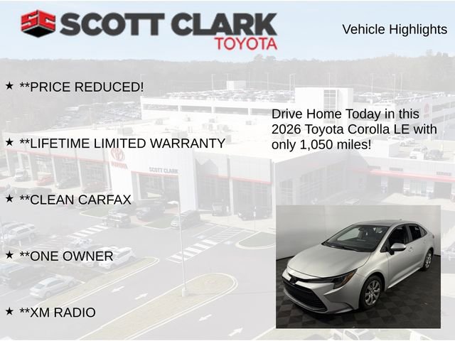 Used 2026 Toyota Corolla LE FWD image 12