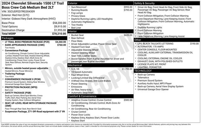 Certified 2024 Chevrolet Silverado 1500 LT Trail Boss w/ LT Trail Boss Premium Package image 37