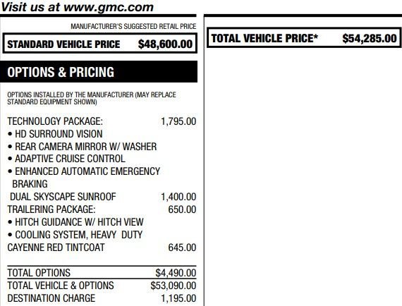 Used 2021 GMC Acadia Denali w/ Denali Technology Package AWD/4WD image 2