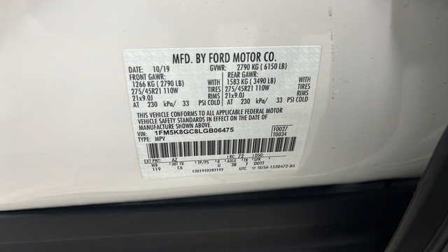 Used 2020 Ford Explorer ST w/ ST Street Pack AWD/4WD image 30
