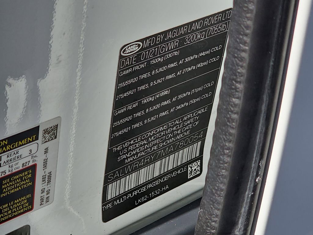 Used 2021 Land Rover Range Rover Sport HSE AWD/4WD image 39