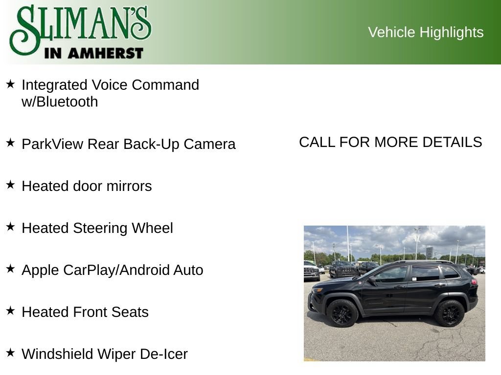 Used 2019 Jeep Cherokee Trailhawk w/ Cold Weather Group AWD/4WD image 14