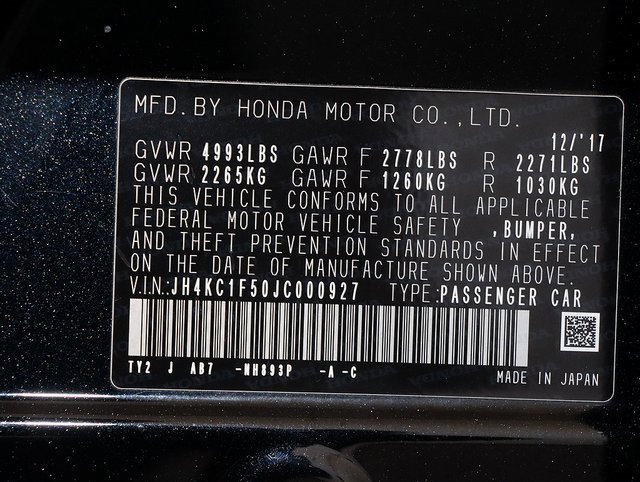 Certified 2018 Acura RLX w/ Technology Package image 37