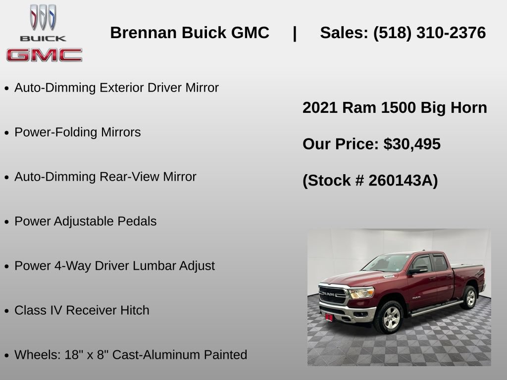 Used 2021 RAM 1500 Big Horn AWD/4WD image 35