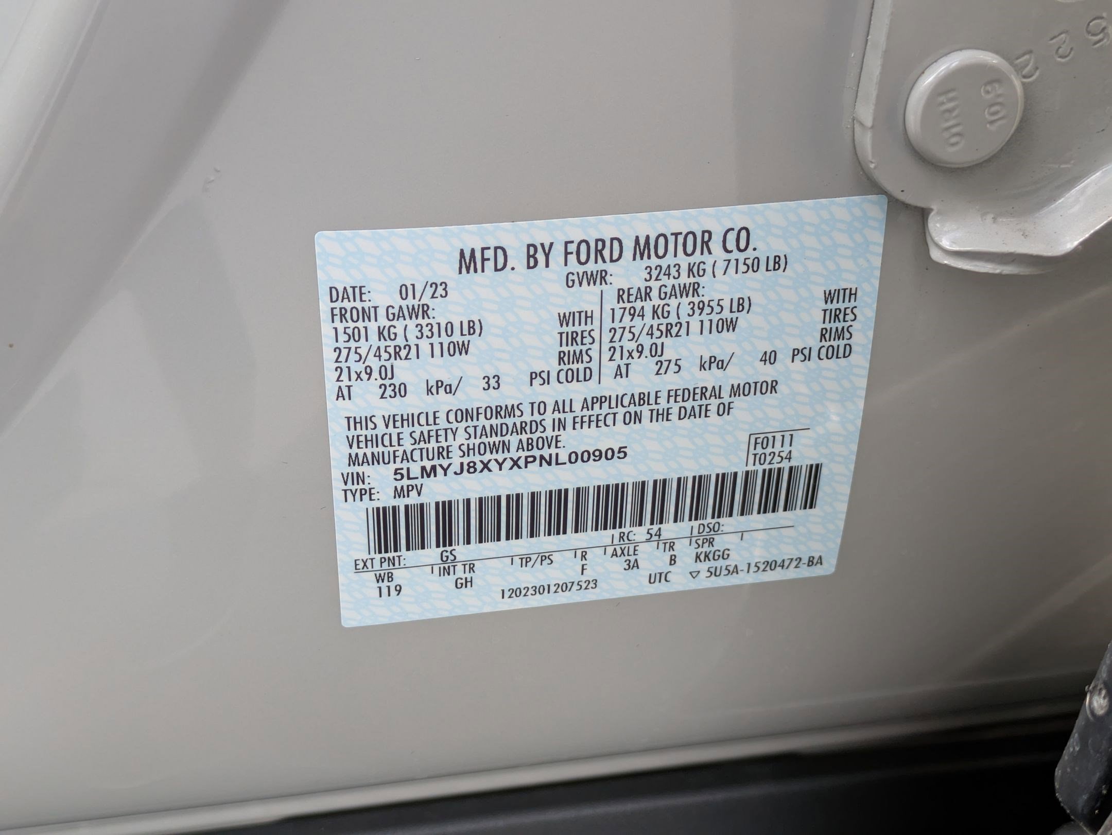 Used 2023 Lincoln Aviator Grand Touring image 35
