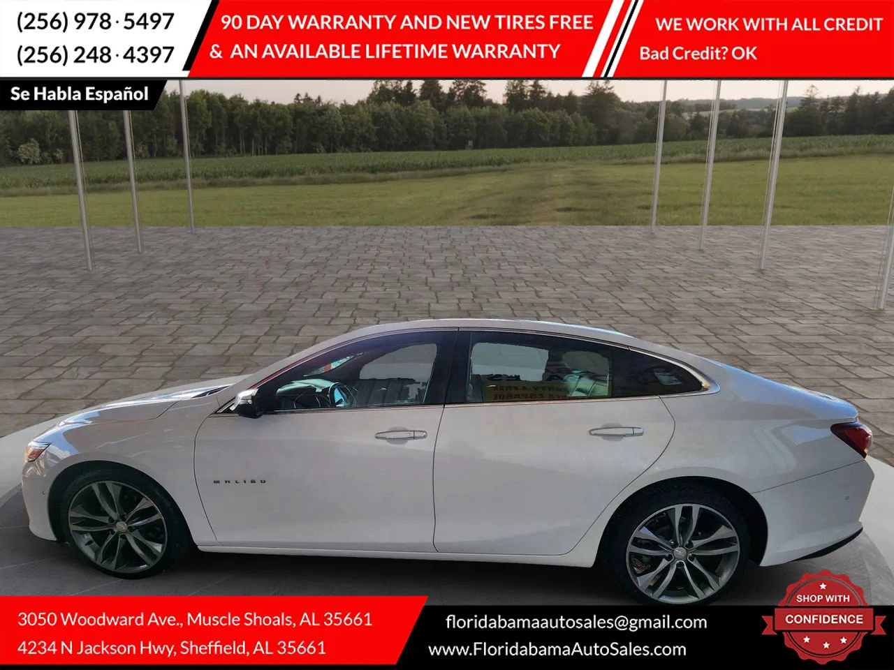 Used 2019 Chevrolet Malibu Premier w/ Sun and Wheel Package image 4