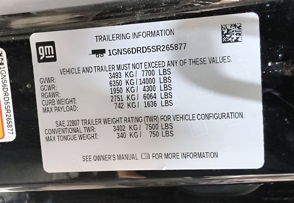 Used 2025 Chevrolet Suburban Z71 AWD/4WD image 15