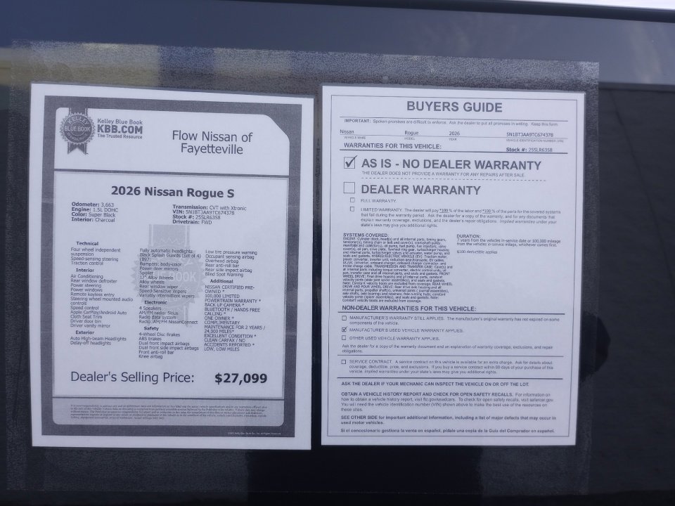 Used 2026 Nissan Rogue S image 33