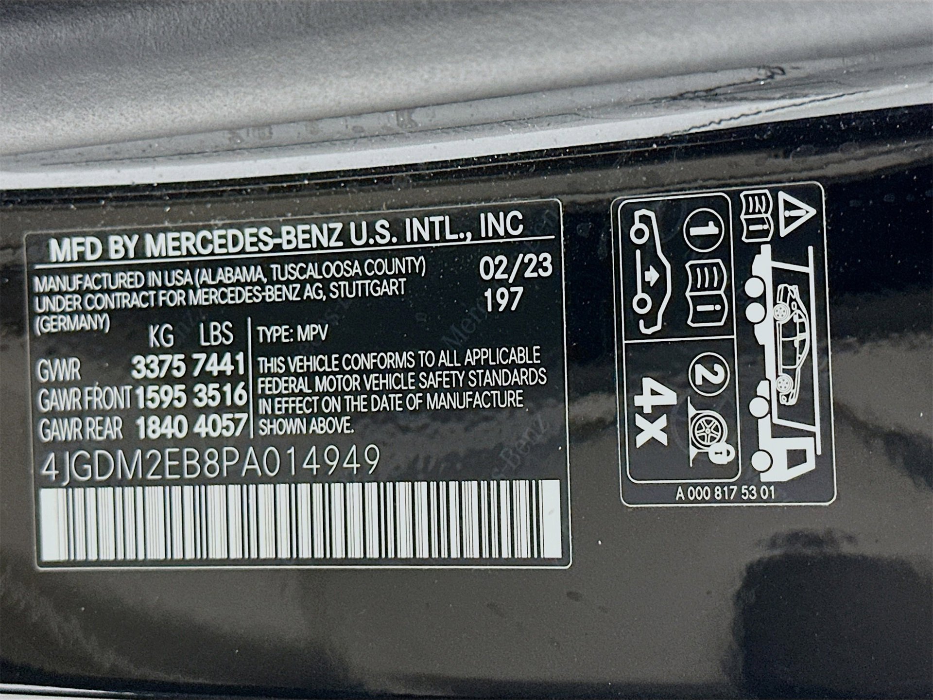 Certified 2023 Mercedes-Benz EQS 450+ 4MATIC SUV image 34