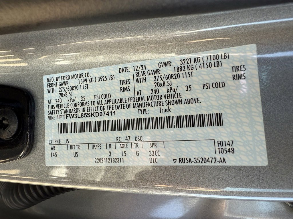 New 2025 Ford F150 XLT w/ Equipment Group 303A High image 40