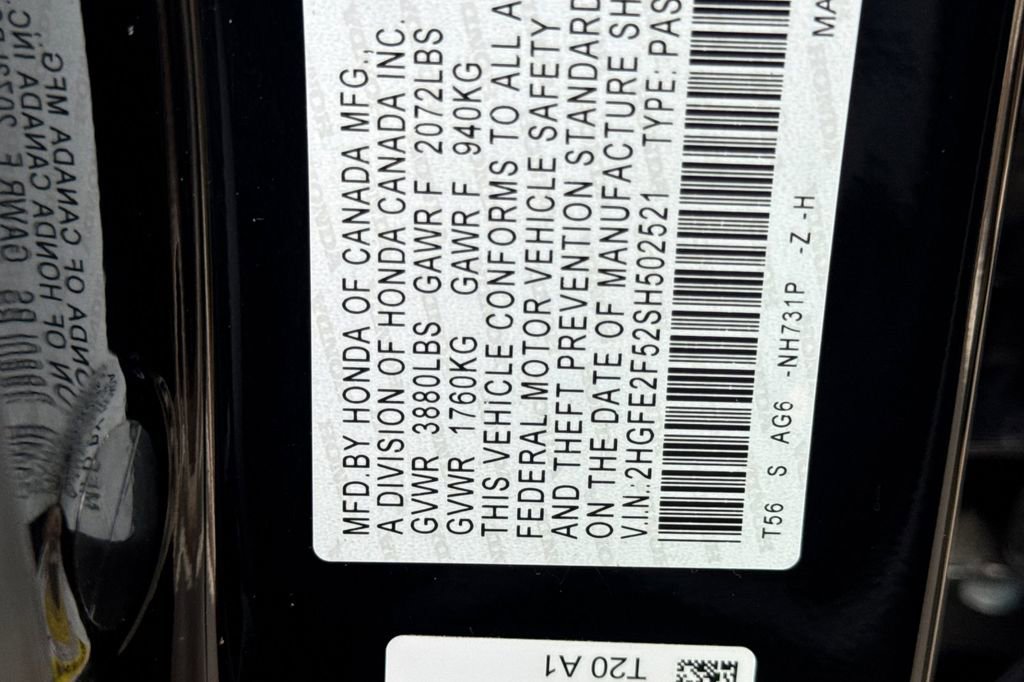 Certified 2025 Honda Civic Sport image 27