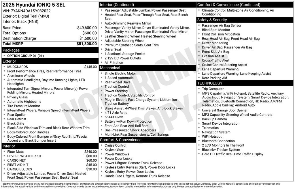 Certified 2025 Hyundai Ioniq 5 SEL RWD image 24