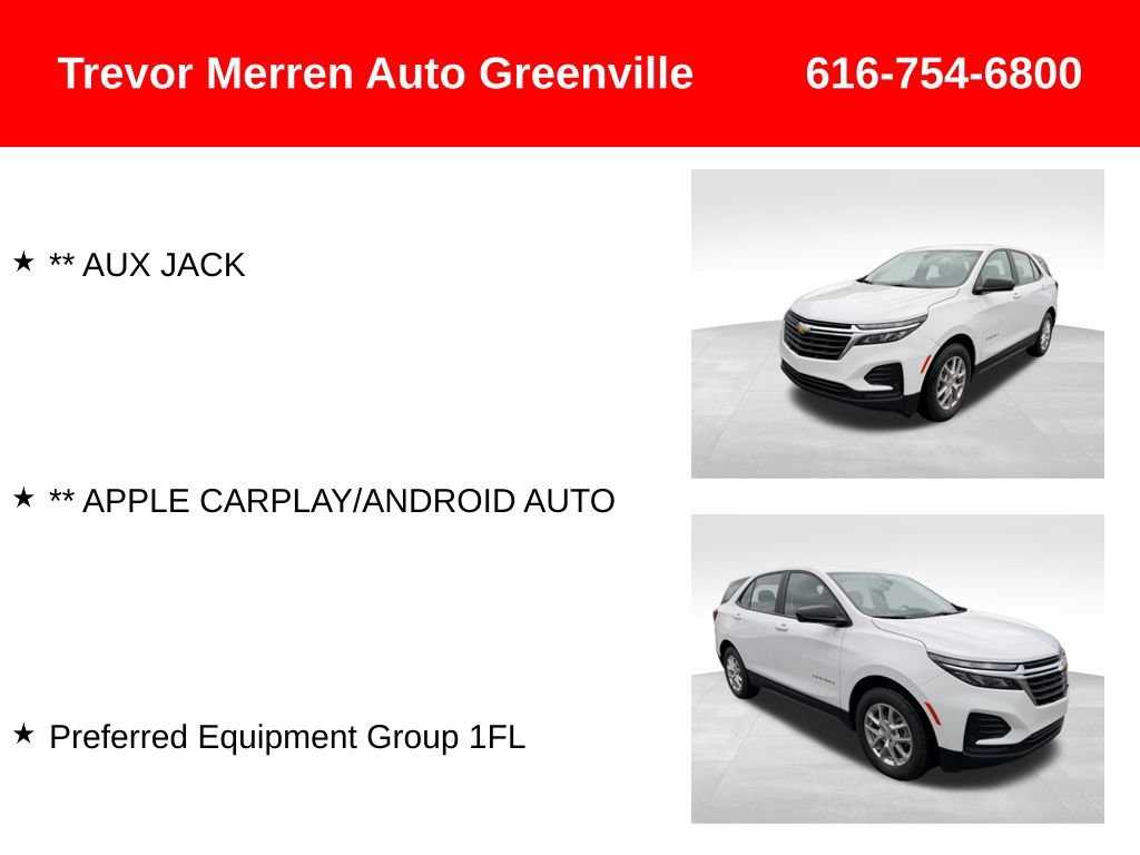Used 2024 Chevrolet Equinox LS w/ LPO, Floor Liner Package FWD image 13