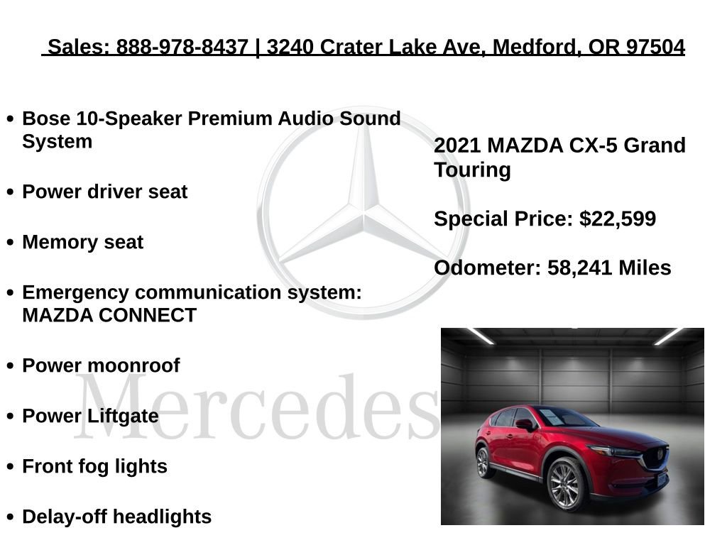 Used 2021 MAZDA CX-5 Grand Touring image 5