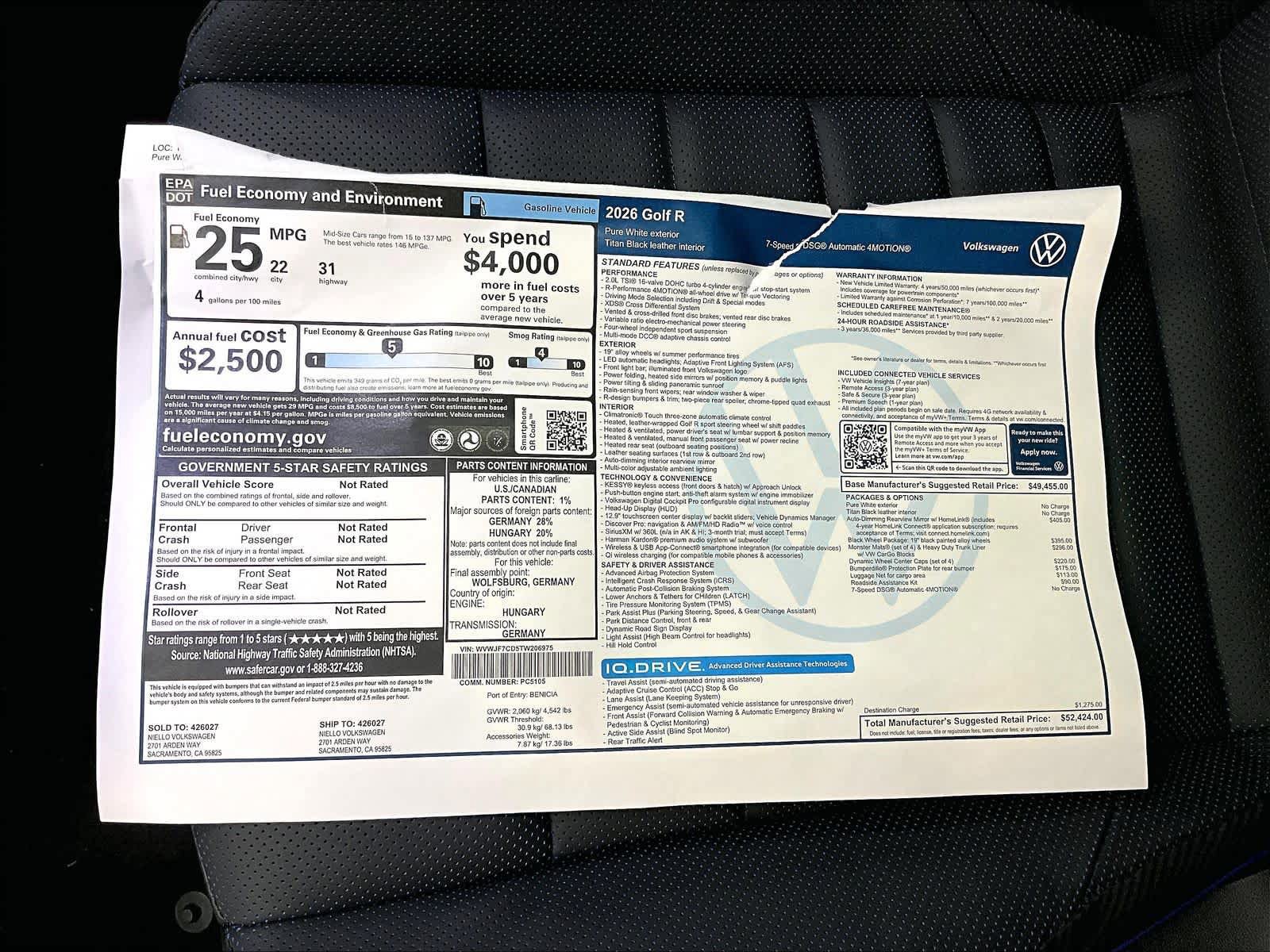 New 2026 Volkswagen Golf image 23