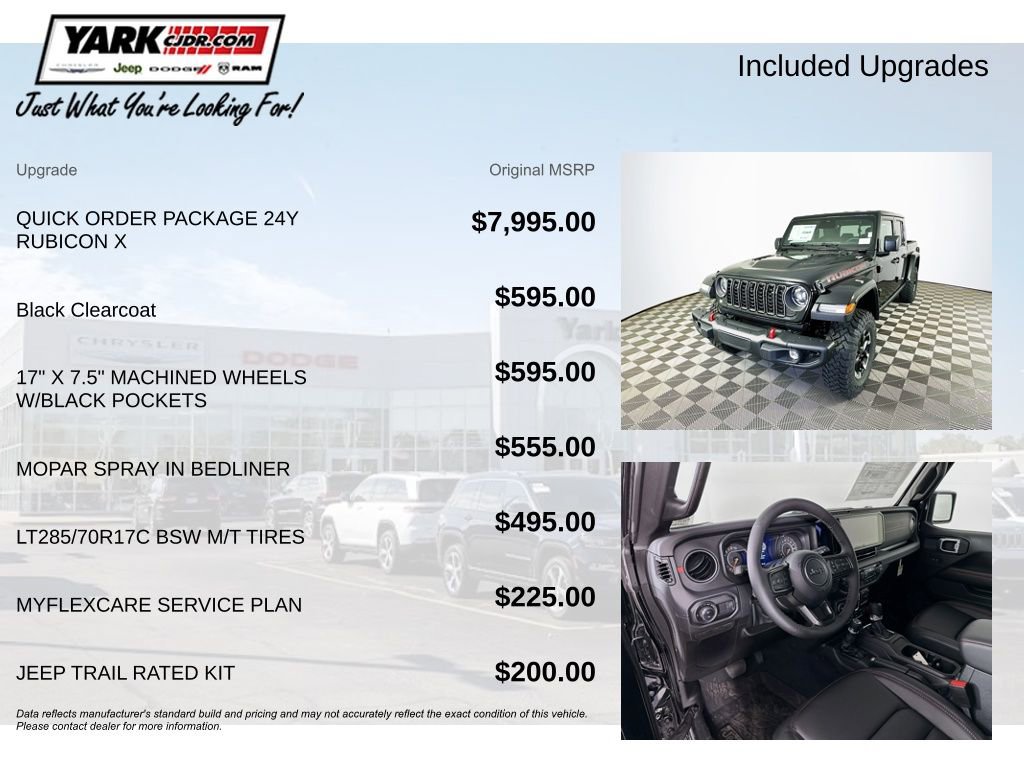 New 2026 Jeep Gladiator Rubicon AWD/4WD image 3