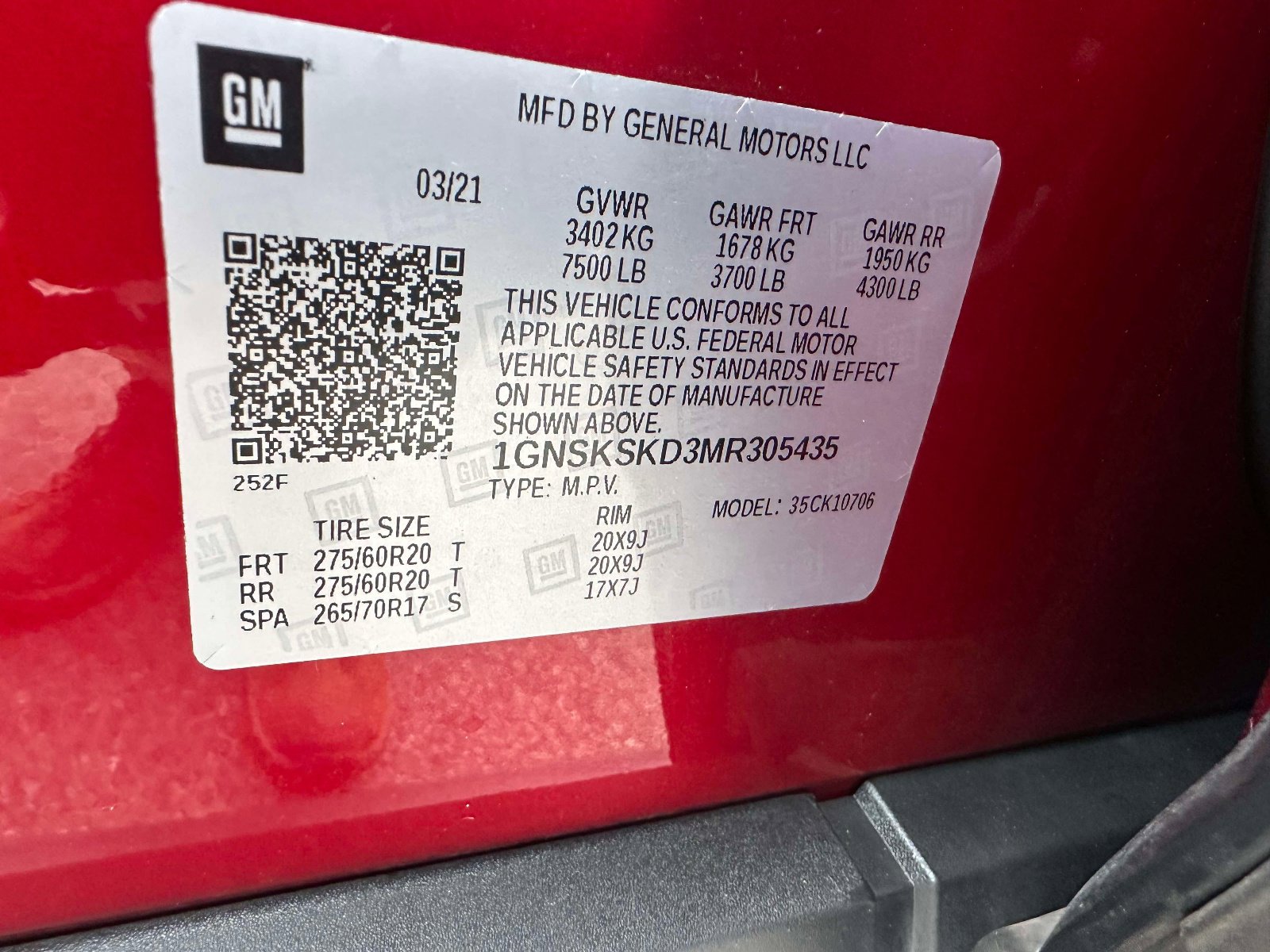 Certified 2021 Chevrolet Tahoe Premier image 40