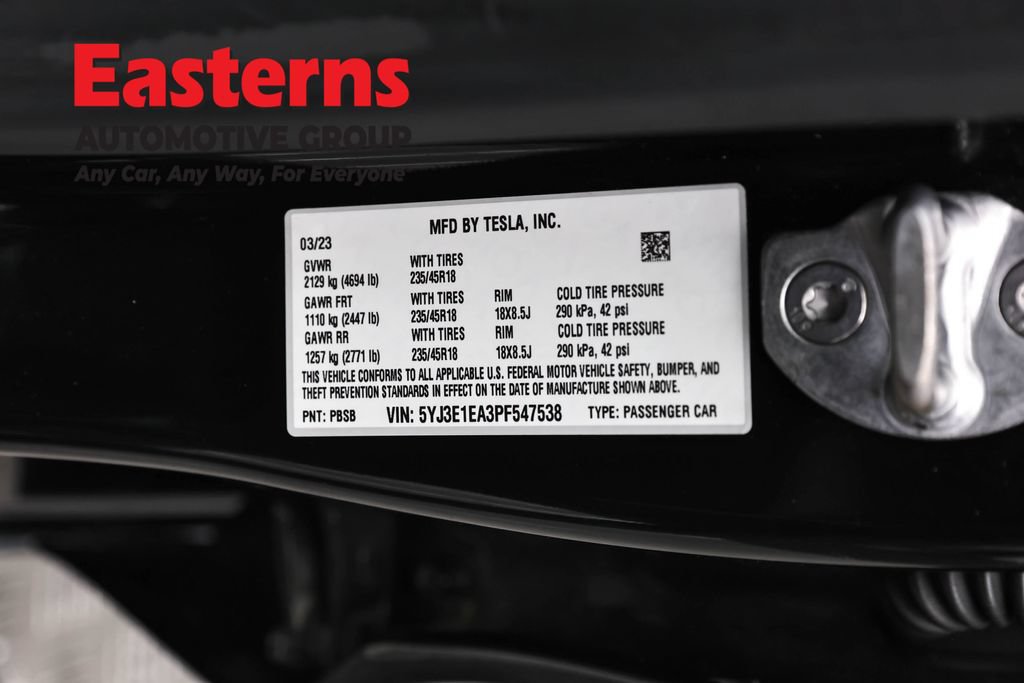 Used 2023 Tesla Model 3 Standard Range RWD image 30