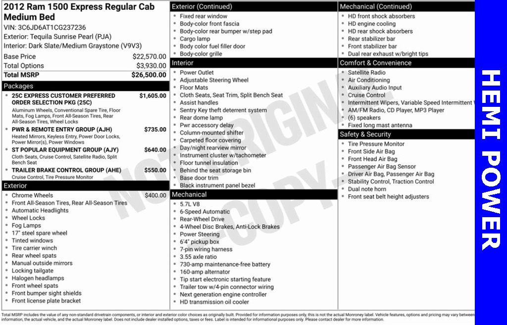 Used 2012 RAM 1500 Express image 16