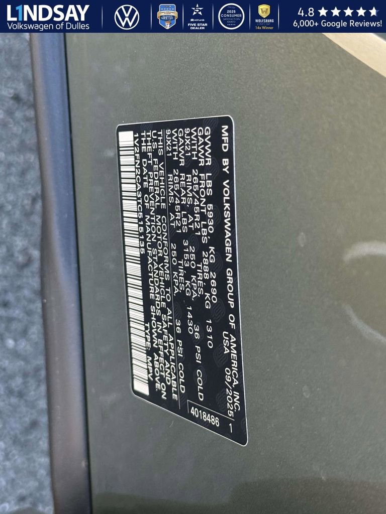 New 2026 Volkswagen Atlas SEL Premium R-Line image 22