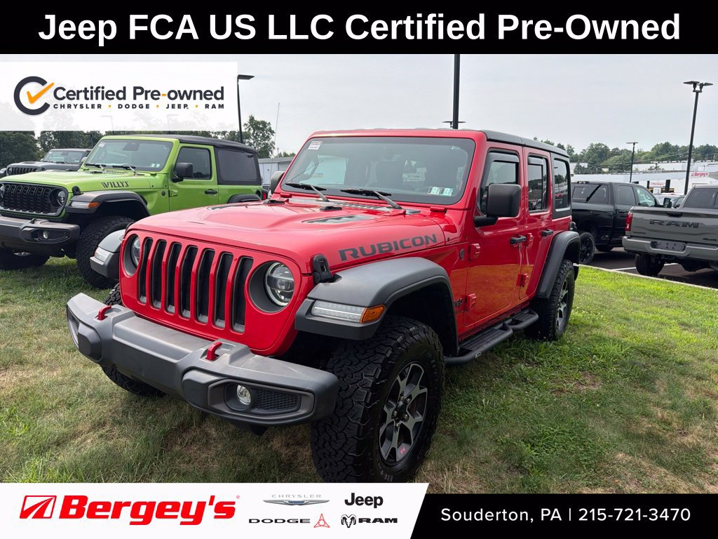 Certified 2021 Jeep Wrangler Unlimited Rubicon AWD/4WD image 1