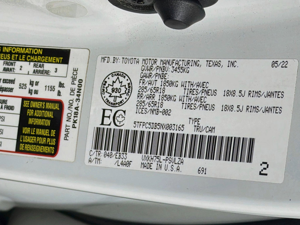 Used 2022 Toyota Tundra Limited AWD/4WD image 41