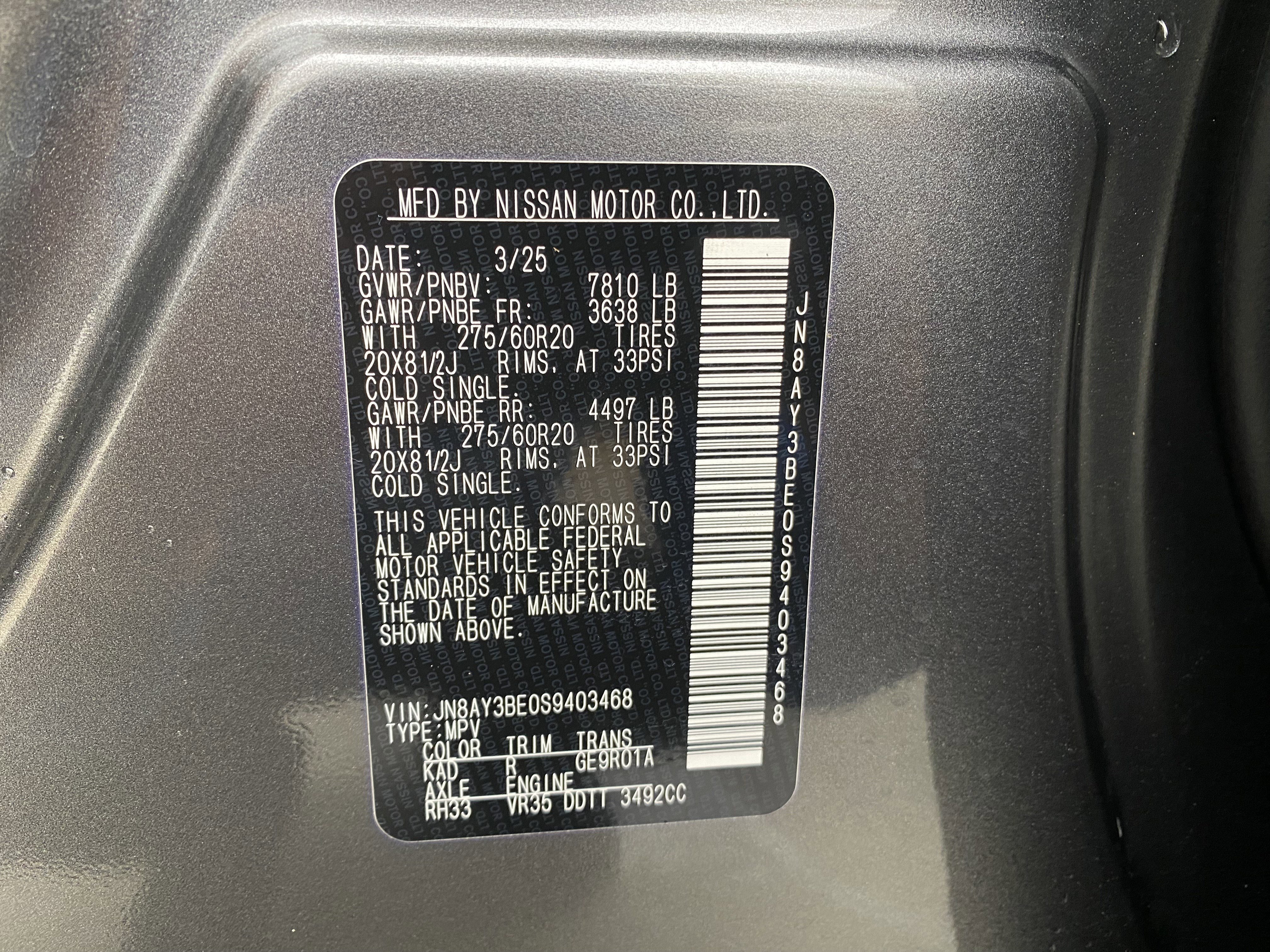 Used 2025 Nissan Armada SL image 39