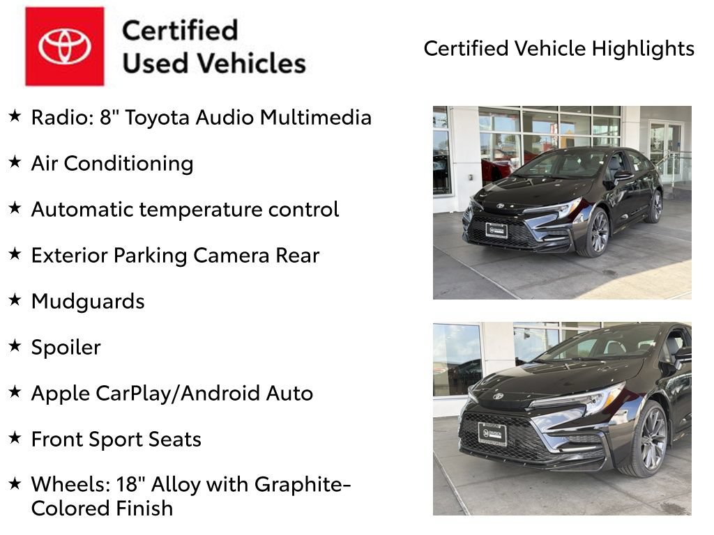 Certified 2026 Toyota Corolla SE FWD image 7