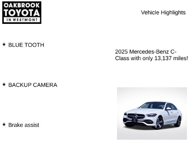 Used 2025 Mercedes-Benz C 300 Sedan image 5