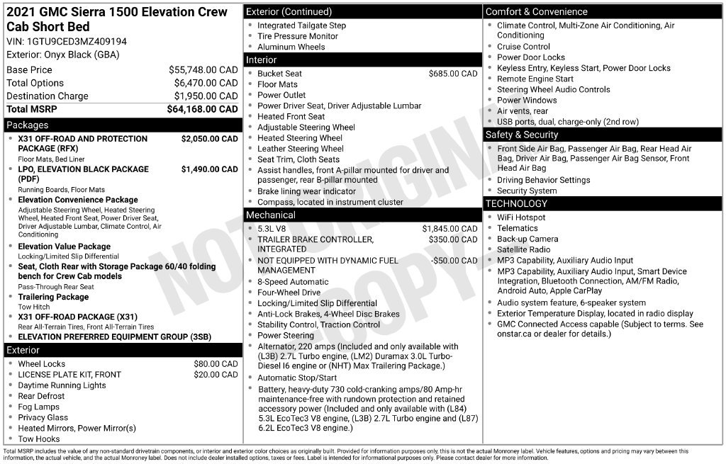 Used 2021 GMC Sierra 1500 Elevation AWD/4WD image 5
