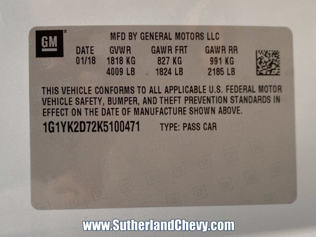 Used 2019 Chevrolet Corvette Stingray Coupe RWD image 41