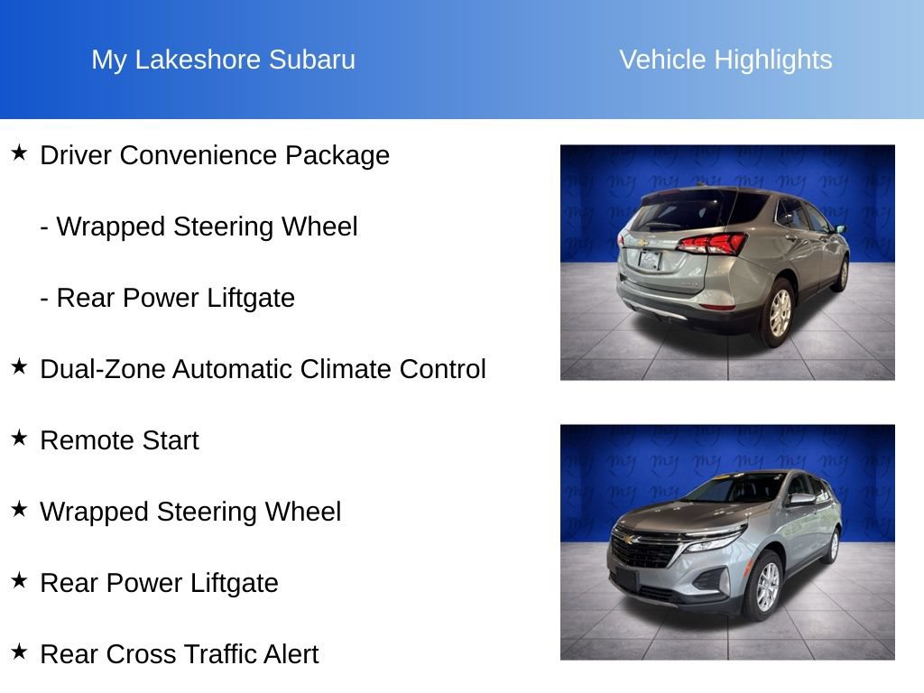 Used 2023 Chevrolet Equinox LT w/ Driver Convenience Package AWD/4WD image 12